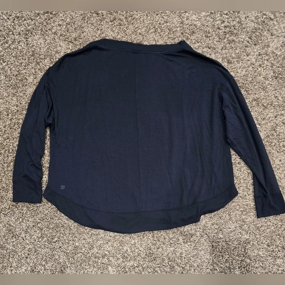 All In Motion Women's Super Soft Modal Sweatshirt Black Size 2X - Picture 5 of 8